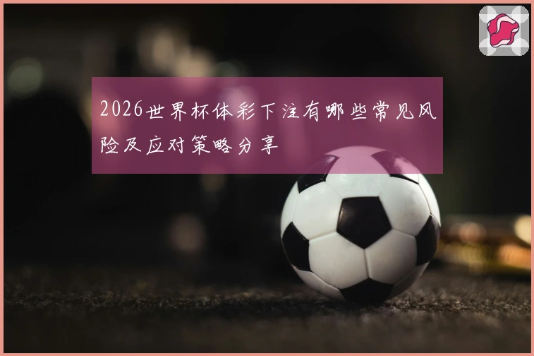 2026世界杯体彩下注有哪些常见风险及应对策略分享